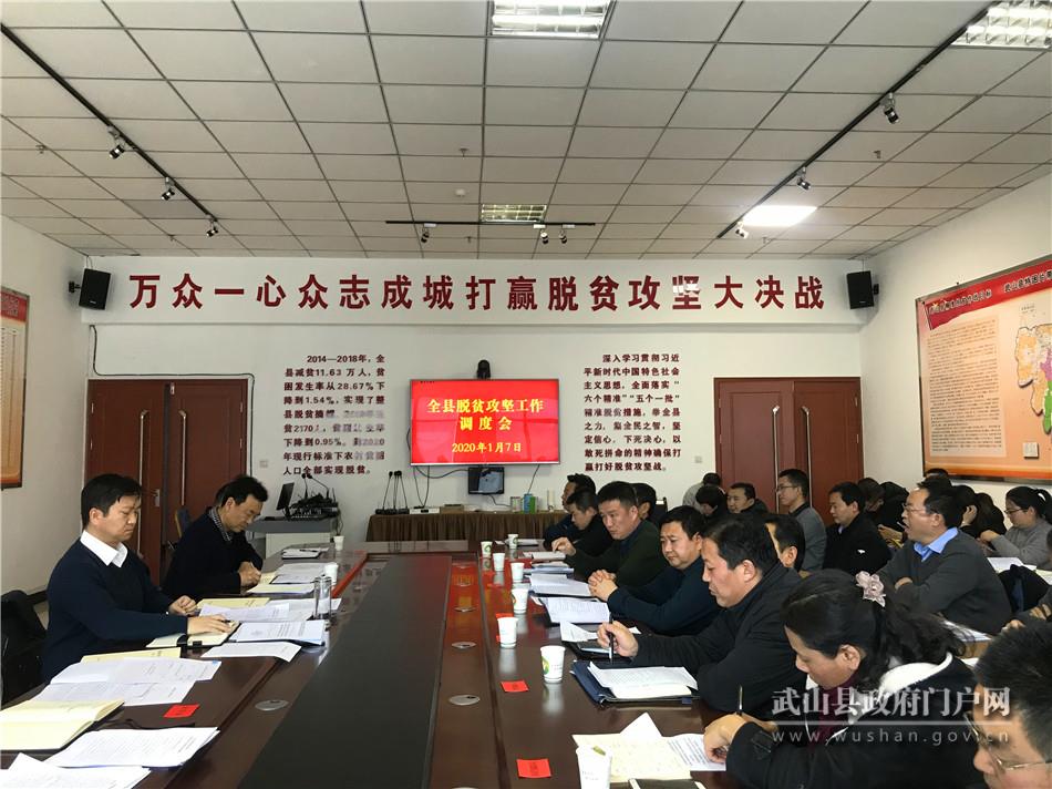 武山縣召開(kāi)全縣脫貧攻堅(jiān)工作調(diào)度會(huì)
