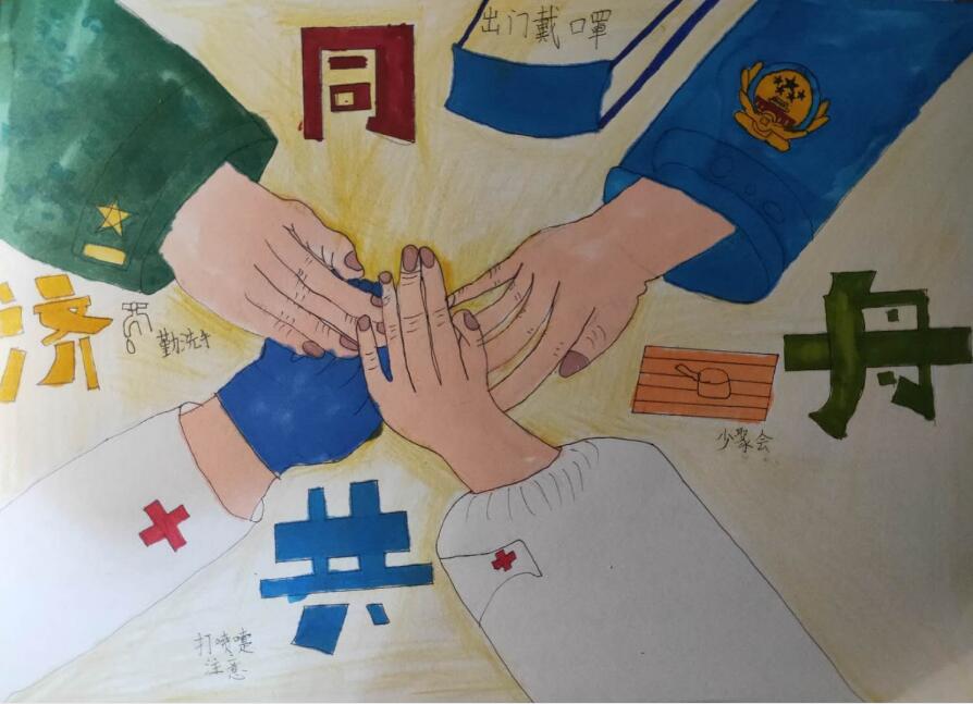 “疫情當前，孩子們有‘畫’說”作品展播（三十八）