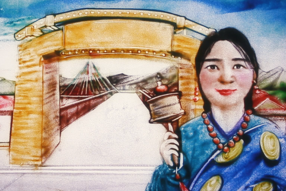 沙畫|奮力追夢！2020決戰(zhàn)脫貧攻堅(jiān)“甘肅卷”
