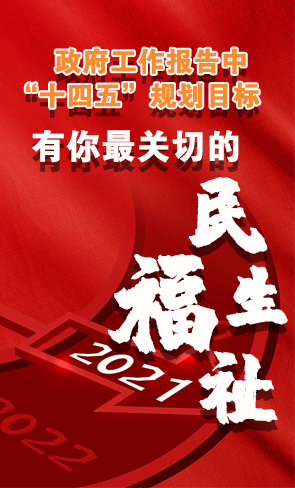 政府工作報告中“十四五”規劃目標，有你最關切的民生福祉！