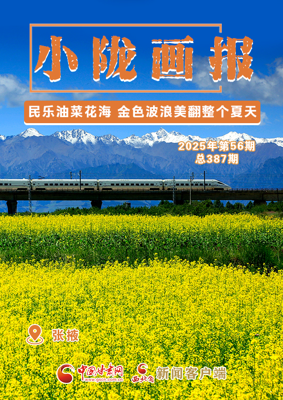 【小隴畫報·387期】民樂油菜花海 金色波浪美翻整個夏天